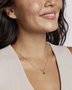 Mini Elisa Toggle Gold Short Pendant Necklace