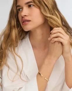 Mini Elton Gold Cuff Bracelet
