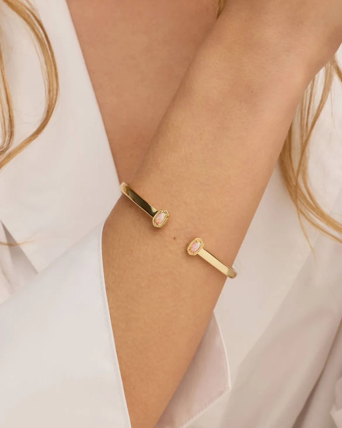 Mini Elton Gold Cuff Bracelet
