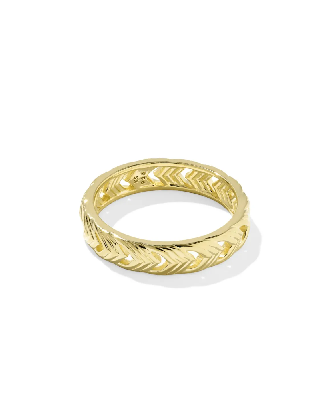 Miranda 18k Gold Vermeil Band Ring