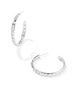 Miranda Sterling Silver Hoop Earrings