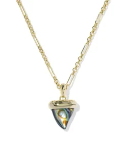 Oleana Gold Short Pendant Necklace