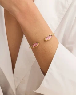 Ophelia Gold Cuff Bracelet