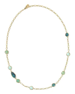 Ophelia Gold Long Strand Necklace