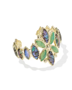 Ophelia Gold Statement Cuff Bracelet