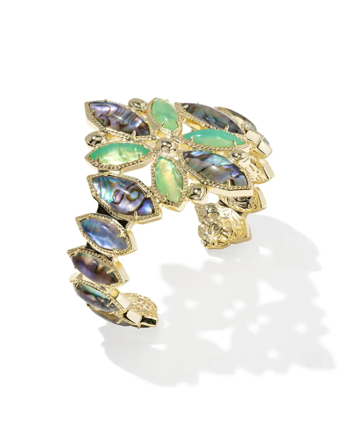 Ophelia Gold Statement Cuff Bracelet