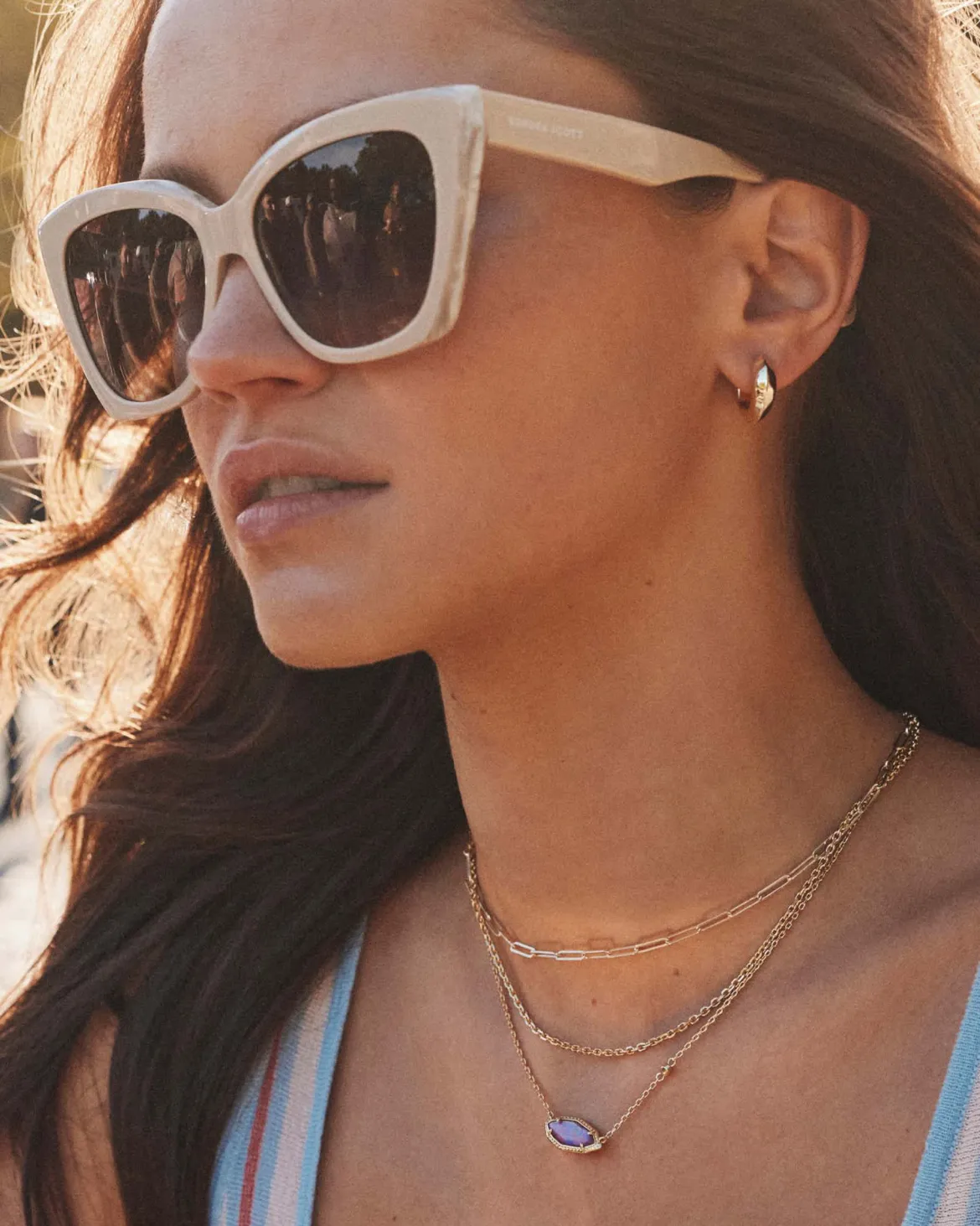 Ophelia Multi Gold Strand Necklace