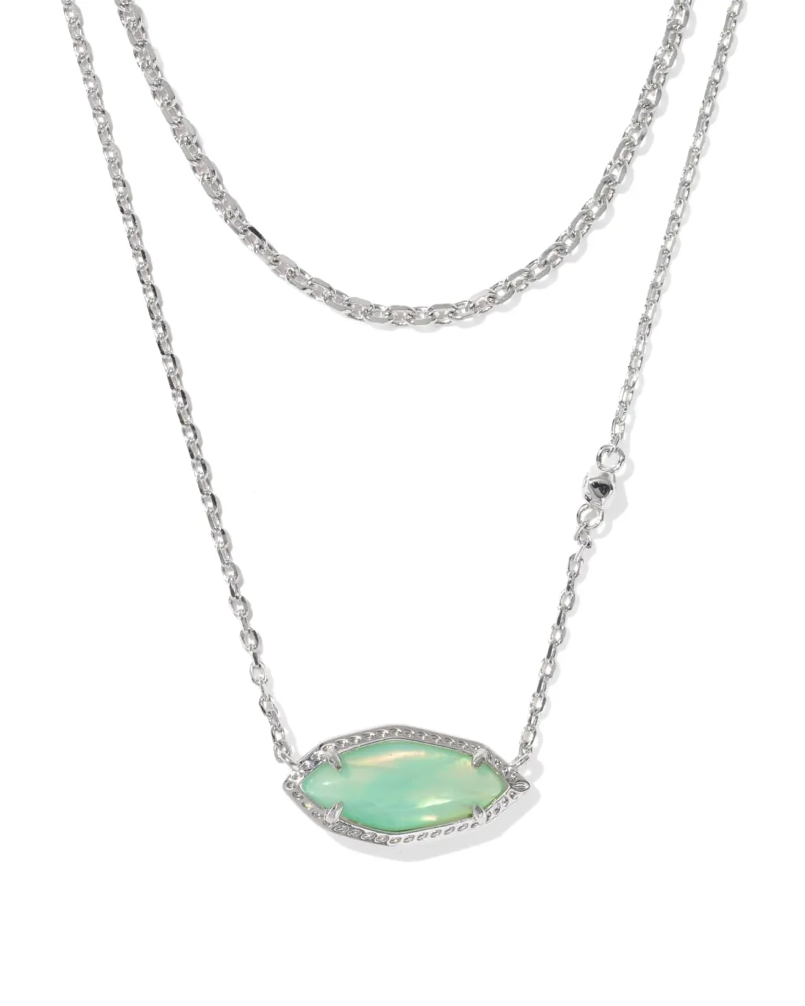 Ophelia Multi Silver Strand Necklace