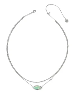 Ophelia Multi Silver Strand Necklace