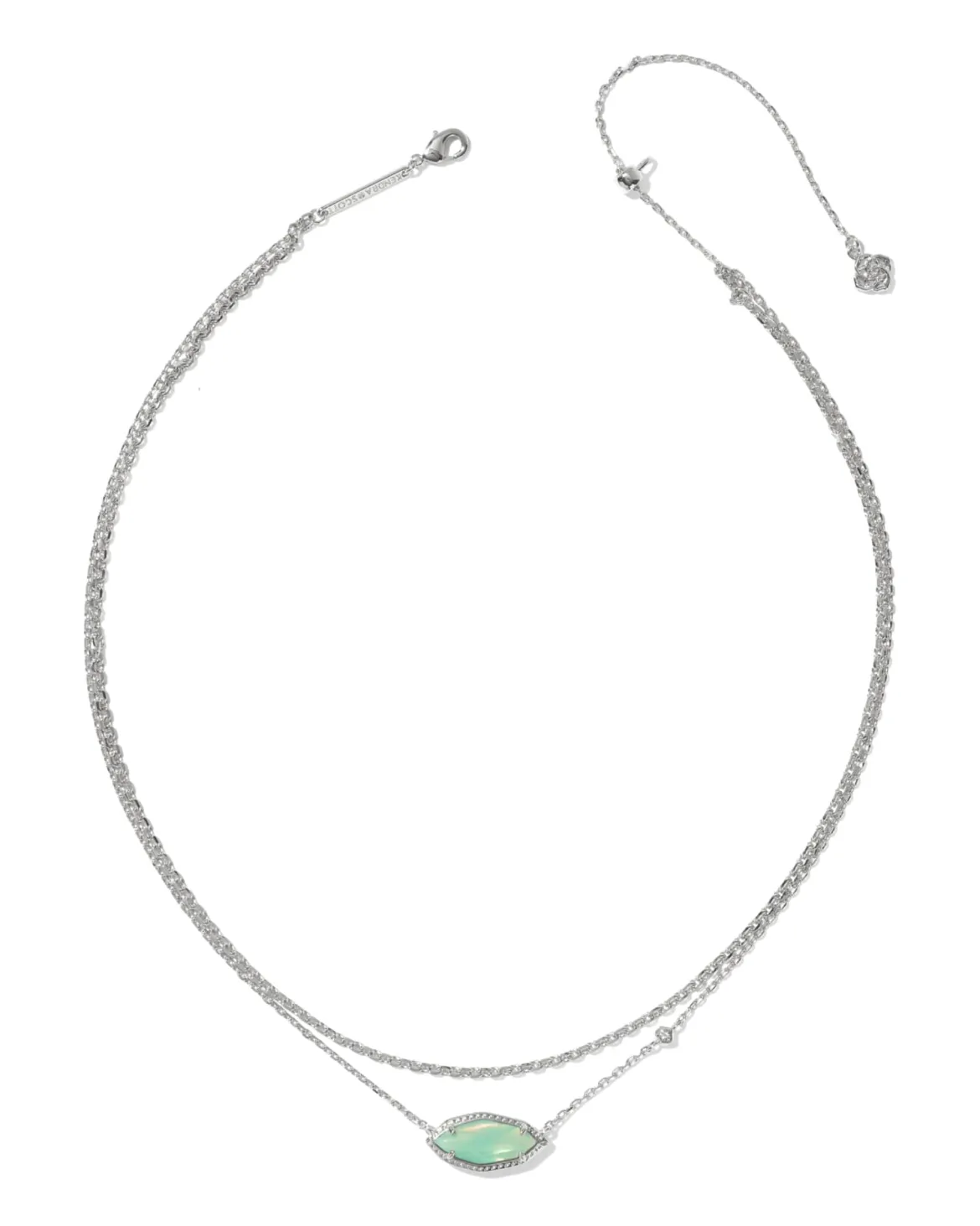 Ophelia Multi Silver Strand Necklace