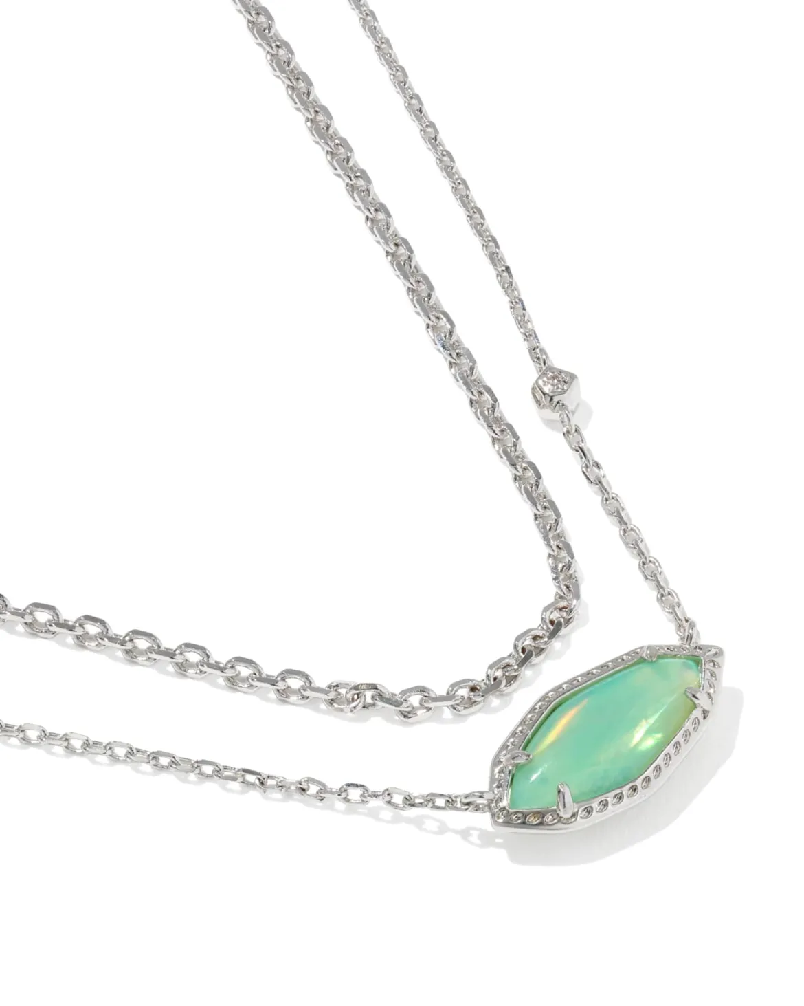 Ophelia Multi Silver Strand Necklace