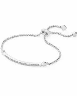 Ott Adjustable Chain Bracelet in Silver