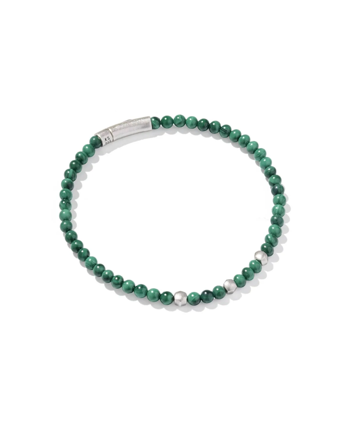 Otto Oxidized Sterling Silver Beaded Bracelet