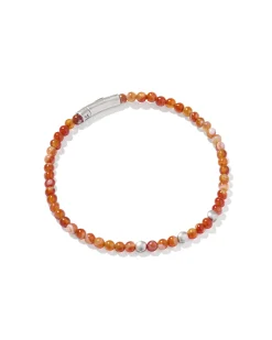 Otto Oxidized Sterling Silver Beaded Bracelet
