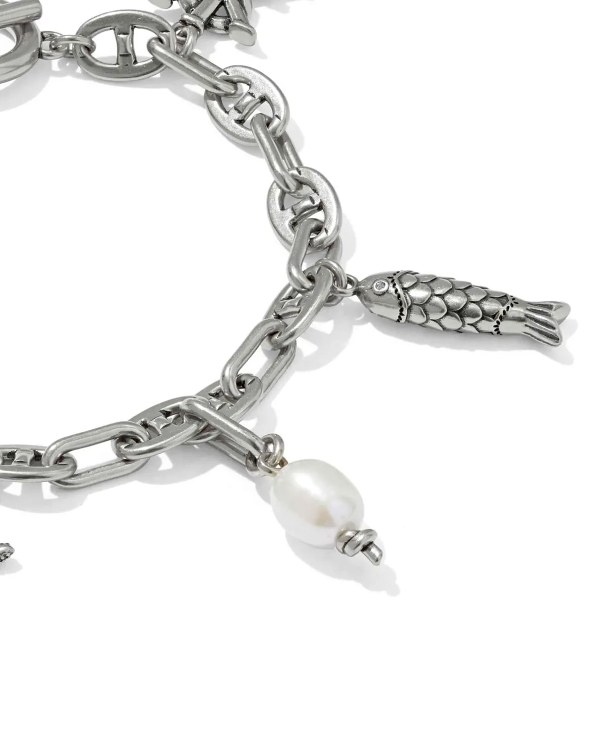 Parker Charm Vintage Silver Bracelet