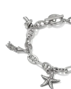 Parker Charm Vintage Silver Bracelet