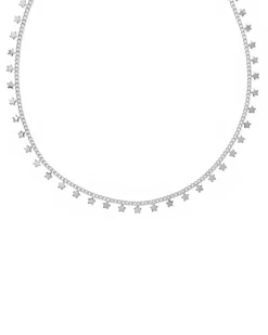 Parker Star Silver Strand Necklace