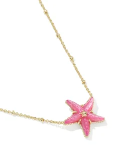 Parker Starfish Gold Short Pendant Necklace