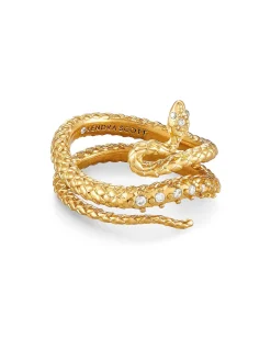 Phoenix Wrap Ring in Vintage Gold