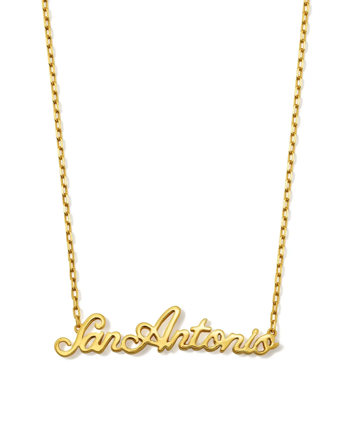San Antonio Pendant Necklace in 18k Gold Vermeil