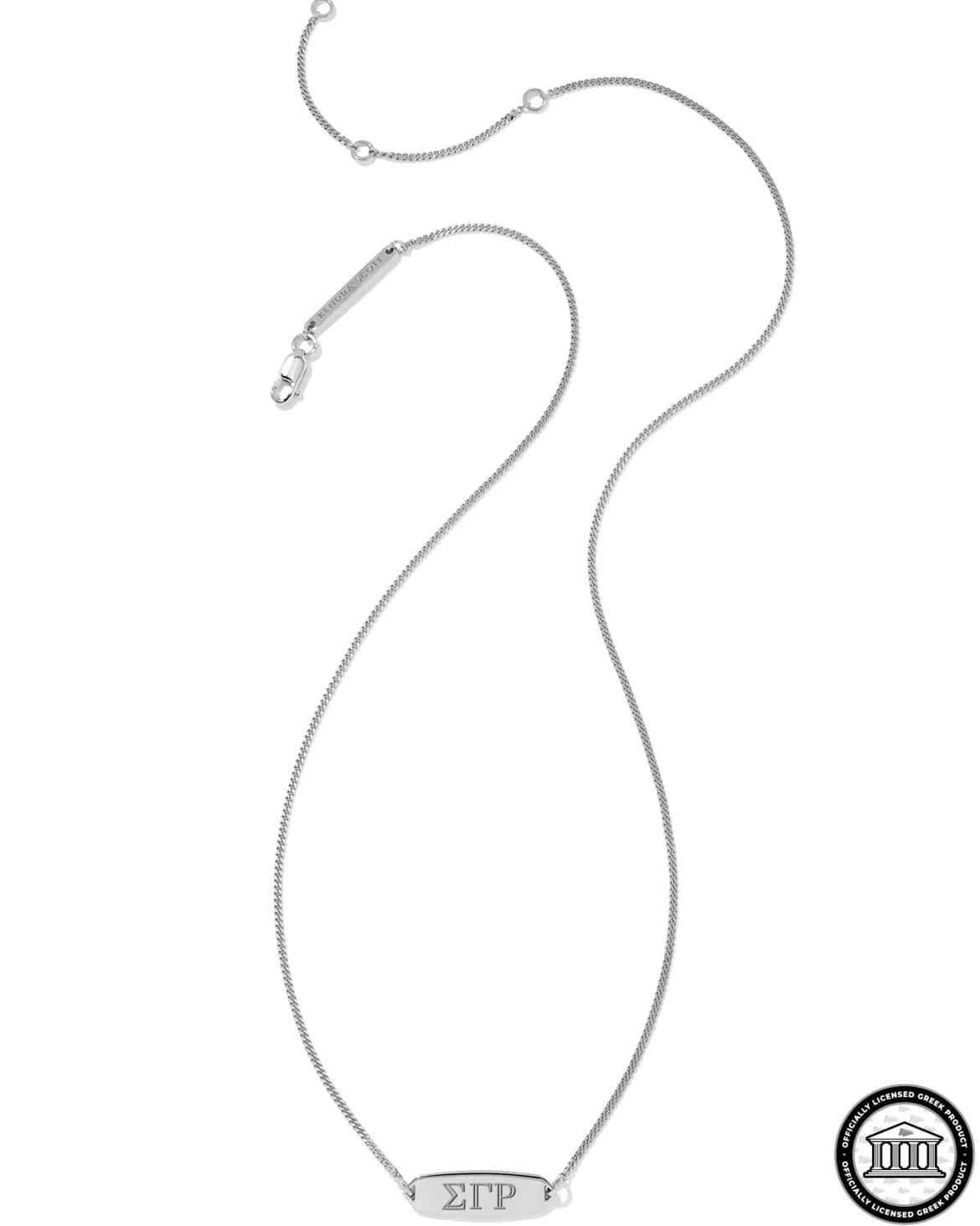 Sigma Gamma Rho Pendant Necklace in Sterling Silver