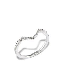 Signature Band Ring in 14k White Gold