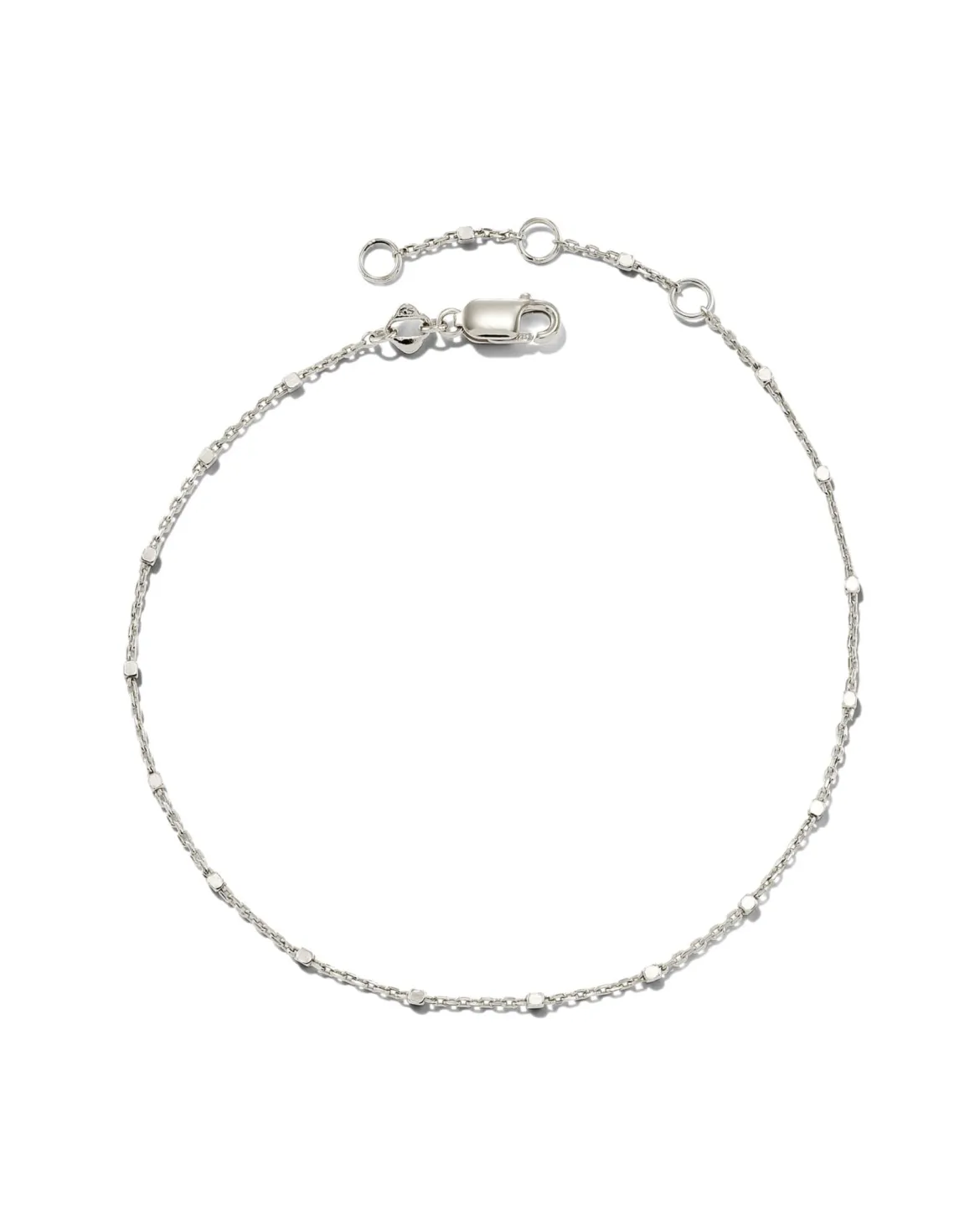 Single Satellite Chain Bracelet in Sterling Silver