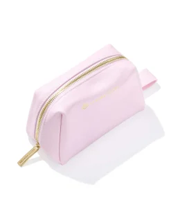 Small Cosmetic Zip Case in Pink