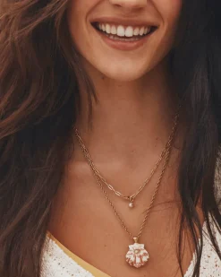 Small Paperclip Chain Necklace in 18k Gold Vermeil
