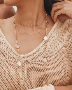 Small Paperclip Chain Necklace in 18k Gold Vermeil