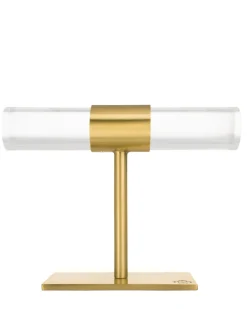 Small T-Bar Jewelry Stand in Antique Brass