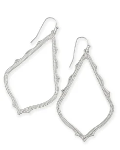 Sophee Drop Earrings in Silver