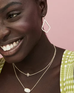 Sophia Drop Earrings in Silver