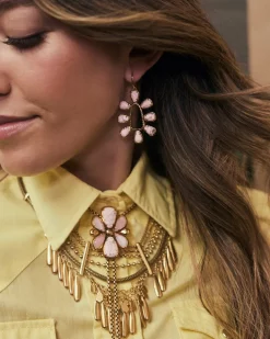 Sydney Statement Necklace in Vintage Gold