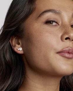 Tatum Gold Stud Earrings