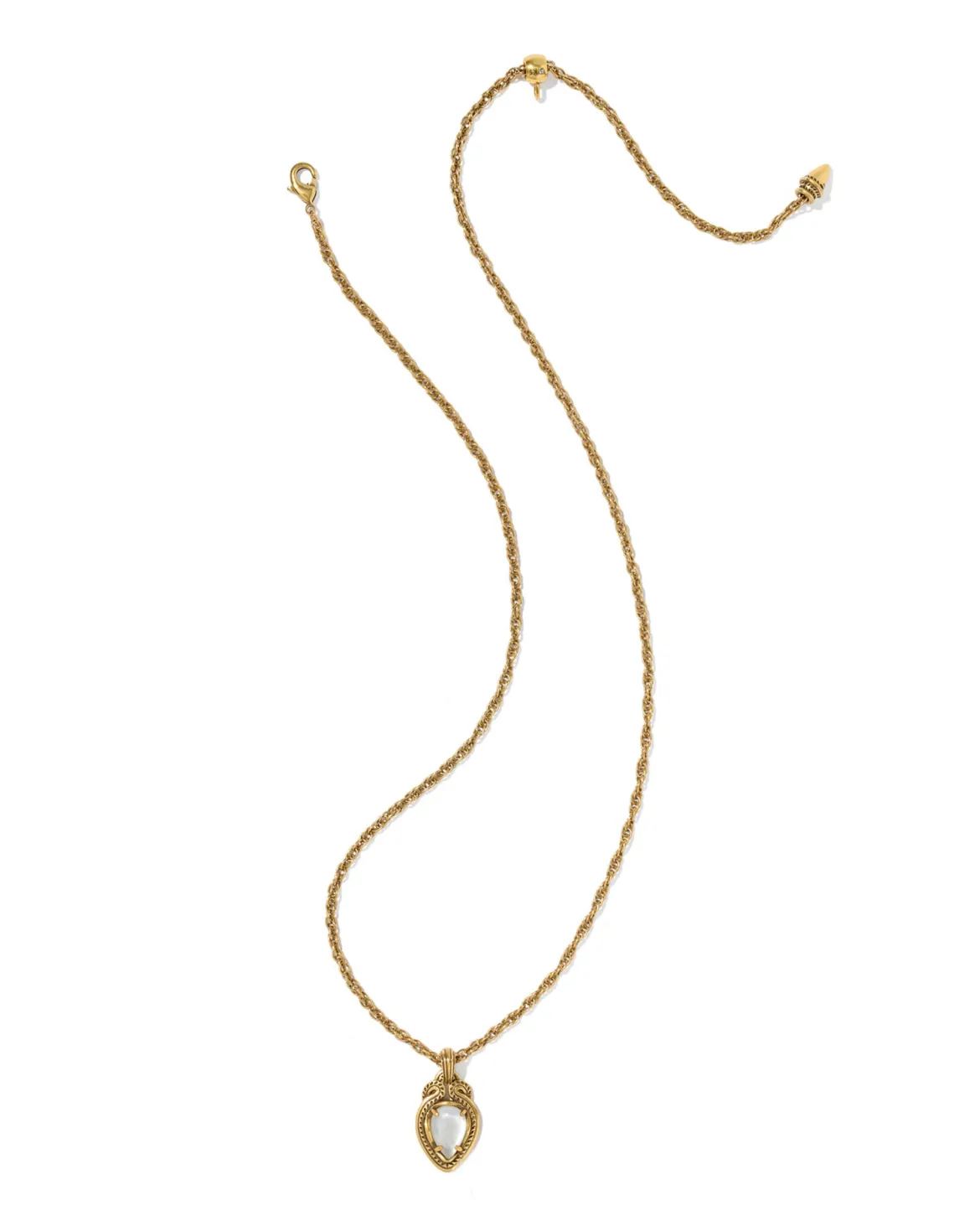 Tedi Vintage Gold Short Pendant Necklace