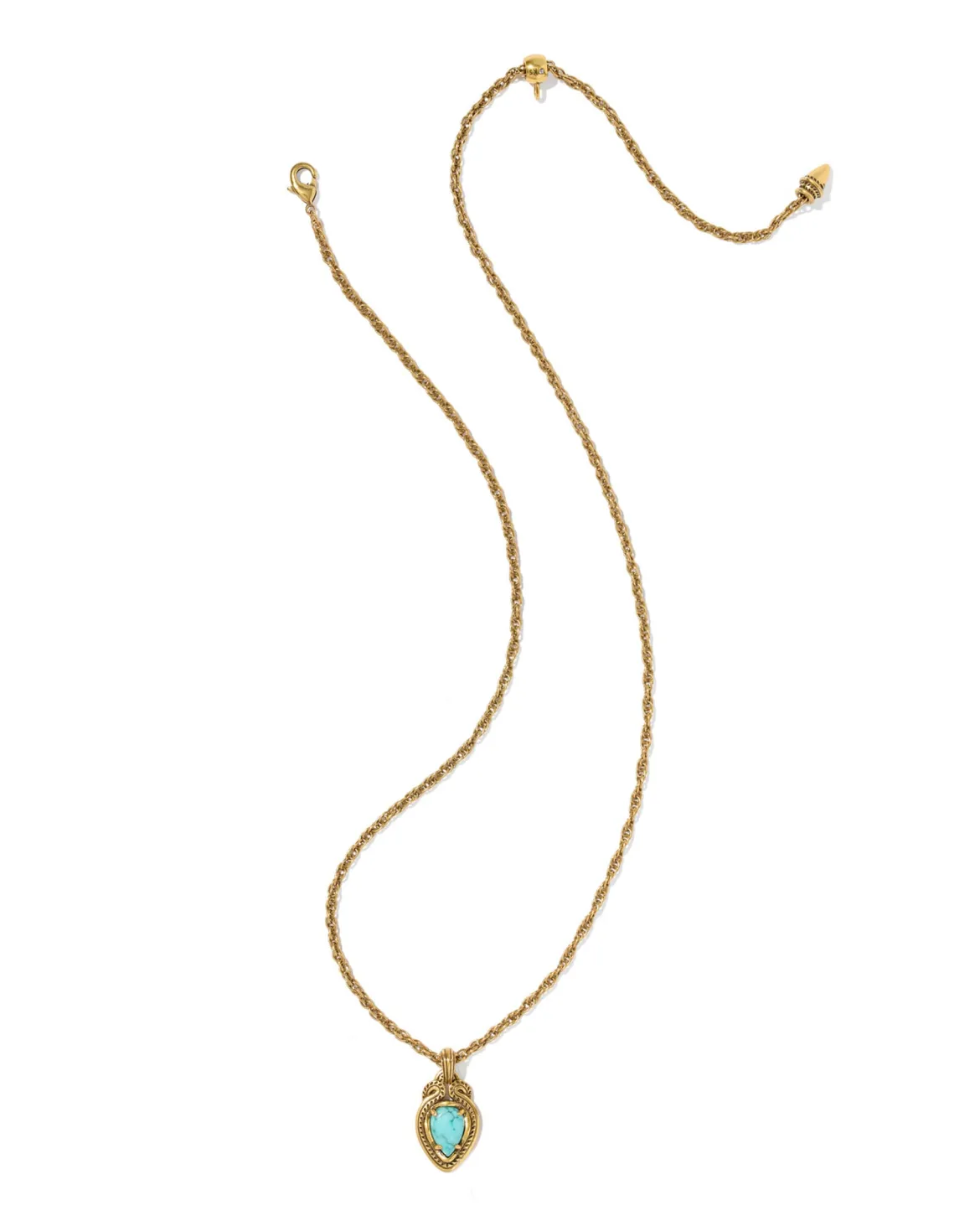 Tedi Vintage Gold Short Pendant Necklace