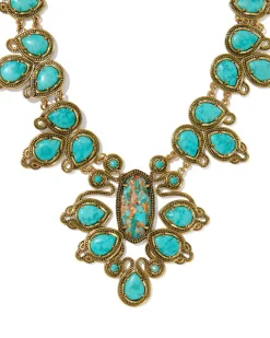 Tedi Vintage Gold Statement Necklace
