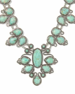 Tedi Vintage Silver Statement Necklace