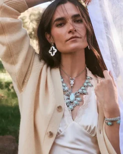 Tedi Vintage Silver Statement Necklace