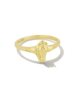 Tiny Beau Band Ring in 18k Yellow Gold Vermeil